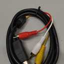 Eanetf HDMI to RCA Cable with Built-in Converter, 1080P HDMI to 3 RCA AV Adapter (Composite Video + Audio), 5ft (1.5m) for Connecting DVD Player, HDTV, PC to Old TV, Projector, Legacy Devices