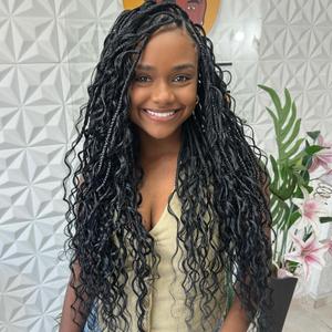 Vomella Goddess Box Braids Crochet Hair for Women 18 Inch 8 Packs Boho Crochet Box Braids with Curly Ends (18inch,1B) Vomella Goddess Box Braids Crochet Hair for Women 18 Inch 8 Packs Boho Crochet Box Braids with Curly Ends (18inch,1B)