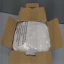 BEDELITE Fleece Throw Blanket for Couch - 300GSM Soft & Warm Fluffy Cream White Blanket, Decorative and Giftable Striped Blankets for Women, Men, 50"x60"