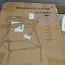 FHTONGE Elevated Dog Bathtub Grooming Station with Drain Adjustable Collar, 2 in 1 Collapsible Dogs Beautify Bathtub Portable Pet Washing Station, Pet Tub for Small Medium Dog Cat Shower Hairdressing