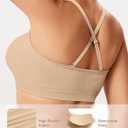 LetsJoli Push Up Strapless Bras for Women Supportive Bandeau Bra Non Slip Wireless No Underwire Padded Tube Bra (Beige, XL)
