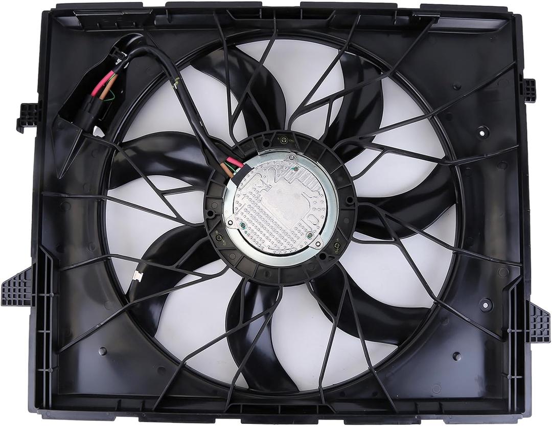 Radiator Cooling Fan Assembly, 55038994AI Cooling Fan Assembly Compatible with Dodge Durango 3.6/5.7L 2011-2013 for Grand Cherokee 3.6/5.7L 2011-2013