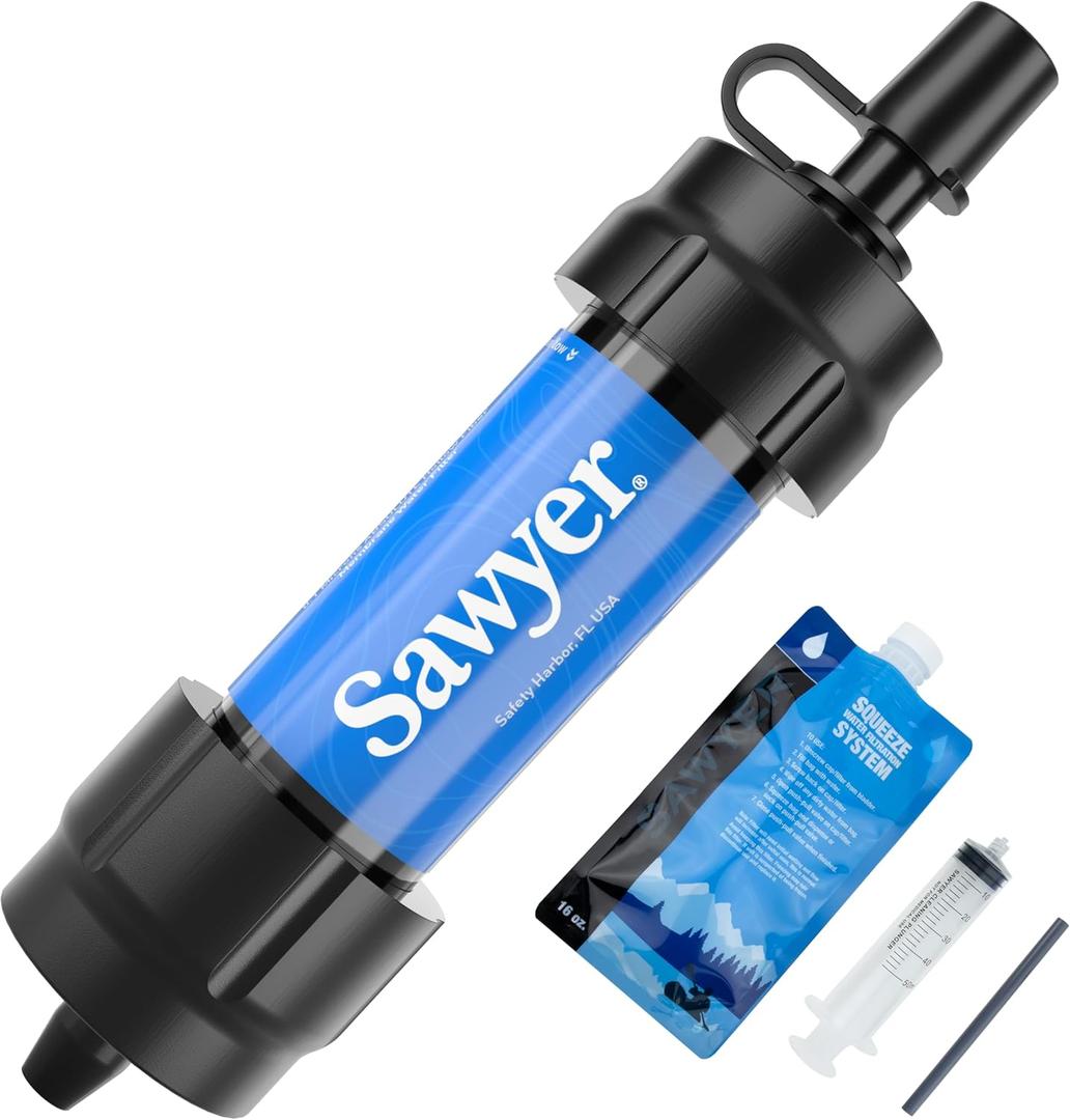 Sawyer Products Mini Water Filtration System (1-Pack, Blue)