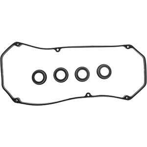Motoforti Valve Cover Gasket, No VS50535R/MD188435/MD307705 Cylinder Head Valve Seal Gasket, for Mitsubishi Lancer 2002-2007 2.0L L4 1999cc 2000cc, with Spark Plug Seals