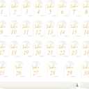 30 Sets Arch Wedding Table Numbers with Stands Gold Printed 1-30 Table Signs Clear Acrylic Table Number Display Stand for Wedding Reception Party Centerpieces Decor (4 x 6 Inch)