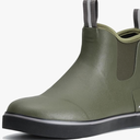 Furuian Men's Deck Boots Fishing Boots Waterproof Rain Boots Ankle Booties Slip On Neoprene Rubber Footwear Chelsea Boots Men botas para hombre for Gardening Fishing Boating Camping Sailing, Size 11.5