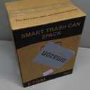 2 Pack 2.7 Gal Bathroom Trash Can with Lid, Automatic Trash Can Small Smart Garbage Can Touchless, Slim Motion Sensor Waterproof Plastic Trash Bins for Bedroom Office Kitchen Toilet (White)