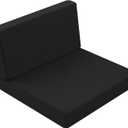 Outdoor Cushions for Patio Furniture, Outdoor Seat and Back Cushion, Waterproof Hampton Bay Deep Seat Replacement Couch Cushions for Garden Lawn