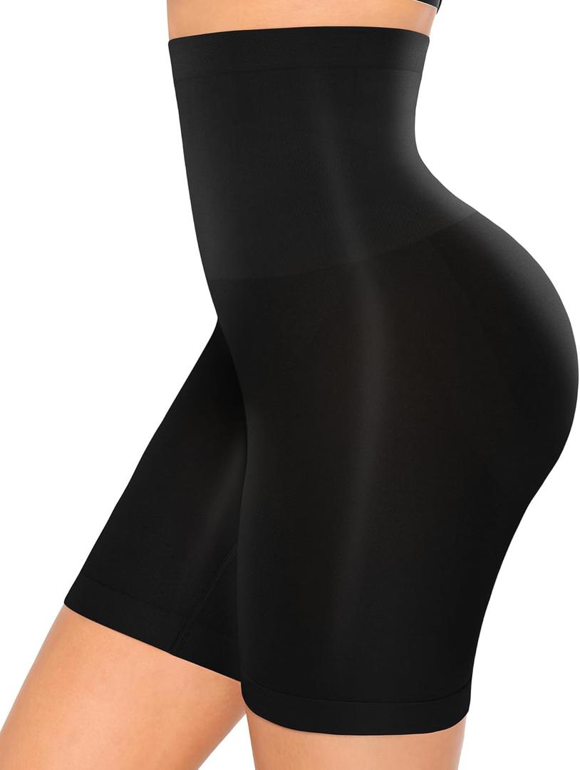 FeelinGirl Tummy Control Shapewear Shorts Body Shaper for Women High-Waisted Thigh Slimming (Medium-Large, Black) FeelinGirl Tummy Control Shapewear Shorts Body Shaper for Women High-Waisted Thigh Slimming (Medium-Large, Black)