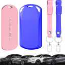 2 x Key Card Holder for Tesla: 2Pack Silicone Card Key Holder Soft Card Key Cover for Tesla Model Y 3 S X Accessories