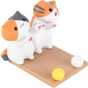 Cute Cat Smartphone Stand,Safe PVC Phone Holder,Cartoon Animal Phone Holder,Cute Animal Desktop Portable Phone Stand for Phones Tablets (C)