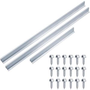 9FT Garage Door Reinforcement Bracket, Heavy Duty Steel Garage Door Hurricane Strut Beams, 22 Thick Steel, Screws Included