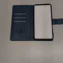 Wallet Case for iPhone 16 Plus, RFID Blocking Credit Card Holder, PU Leather Folio Flip Kickstand Protective Shockproof Cover for Apple 16Plus (Blue, for iPhone 16 Plus - 6.7'')