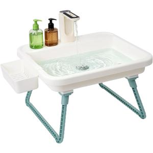 Portable Hand Washing Station with Electric Faucet, Large, 20"D x 17"W x 6"H