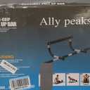 Ally Peaks Pull Up Bar for Doorway | Thickened Steel Max Limit 440 lbs Upper Body Fitness Workout Bar| Multi-Grip Strength for Doorway | Indoor Chin-Up Bar Fitness Trainer for Home Gym Portable