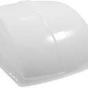Camco RV Roof Vent Cover | Designed to Allow Fresh Air Ventilation and Light into the RV | White (21014)
