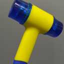 BOOSDEN Double-Faced Rubber Mallet Hammer, Shockproof Anti-Slip Small Hammer, 30mm