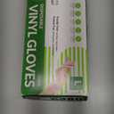 Disposable Vinyl Gloves, Food Safe, Latex-Free Powder-Free Clear Plastic Gloves for Cooking, House Cleaning, Food Prep (Large)