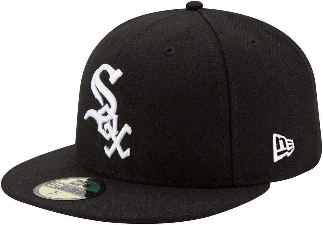 New Era 59FIFTY Chicago White Sox MLB 2017 Authentic Collection On Field Game Cap Size 7 1/ 4