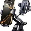 VANMASS 85+LBS Strongest Suction & Military-Grade Ultimate Car MountPatent & Safety Certs Cell Phone Holder Truck Stand for GPS Vehicle Dashboard Windshield Vent for iPhone Samsung, Clear Black