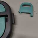 Geveniss Electric Lunch Box for Men, Women & Adults - 80W Fast Heating - Heated Lunch Box with Dual 1.5L SS Containers - Portable Food Warmer for Car, Truck, Office (Blue)