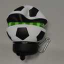 Maccabi Art Clip-On Collapsible BPA-Free Silicone Soccer Ball Water Bottle for Kids, 18 Oz. Size