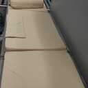 Indoor Outdoor Chaise Lounge Cushions Sponge Bench Outdoor Furniture Chaise Cushions Patio Chair Furniture Replacement (Beige), 21in W x 71in L, Pack of 1
