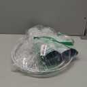 RISEON Lamp shade Frame with hanging holes, DIY Lamp shade Wire Ring Support Hanging E27 Chandelier Frame Harp Lamp Shade Bracket,Make DIY Shell Bead Table/Floor/Pendant Lamp (Rosegold)