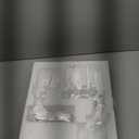 Christmas Reindeer Figurines - Resin Deer Statues for Home Dcor, Xmas Tabletop Decor, Fireplace Mantel, Shelf & Cabinet Ornaments (Set of 2 Elk Sculptures) (Clear)