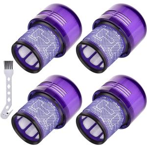 4 Pack Filters Replacement for Dyson V11 Cordless Vacuum, Dyson V11 Torque Drive, V11 Animal, V15 Detect, Compare to Part # 970013-02