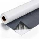 Pushglossy 1 Roll EPDM Rubber Roofing Membrane 50 Mil, 39" x 10 Ft, White