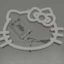 Hello Kitty LED Neon Wall Light,Figural Light-Up Wall Hanging Dcor,Battery Operated,10" W x 7" H,Cute Night Light for Kids Bedrooms