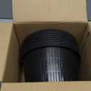 Weysat 8pcs Pond Plant Baskets Hydroponic Baskets 8.3 Inch Round Aquatic Plant Net Pot Large Plastic Net Container Black Mesh Pond Container for Hydroponics Live Aquarium Nursery Grow