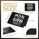 Xuhal 20 Pcs Man of God Gifts Mouse Pads Bulk for Fathers Day Church Office Party Favors Christian Mousepads for Men Employees Coworker Dad Pastor (Man of God)