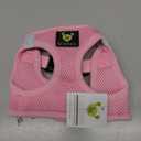 EcoBark Baby Pink Step in Dog Harness  Step in Mesh Dog Harnesses  Safe & Secure Wrap Around Body Halter Vest S