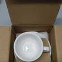 Coffeezone Cappuccino Barista Cup and Saucer Latte Art & Americano, New Bone China Coffee Shop Use (Glossy White, 8.5 oz)