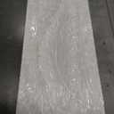 Boiee Art,24x48Inch Handmade Wrapped Canvas Paintings Pure White Textured Feather Wall Art Minimalist Style Vertical Contemporary Artwork Framed Art Wall Decor