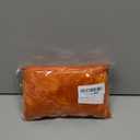 Orange 4x60Inch Faux Fur Shaggy Plush Faux Fur, Fabric Precut Strips Fluffy Fuzzy Faux Fur, Craft Beard Hair, Beard Miniature Dolls Rugs Mats Gift, Winter Halloween Christmas Costume Party Decor