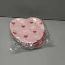 Winoo Design Valentines Plates - 60 PK - Heart Shaped Plates for Valentine's Day Decor
