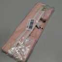 Loghot Bedside Caddy/Bedside Storage Bag Hanging Organizer for Bunk and Hospital Beds,Dorm Rooms Bed Rails,Can be Placed Glasses,Books,Mobile Phones,Keys (Light Pink)