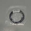 Narrow Wide Chainring 96BCD Single Speed 32T 34T 36T 38T Round for Shimano M6000 M7000 M8000 M9000 (Black)