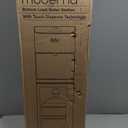 Brio CLBL720SCBLK Moderna Self Cleaning Bottom Load Hot, Cold & Room Water Cooler - New Black Stainless Steel - Tri Temp W/Touch Dispenser Feature