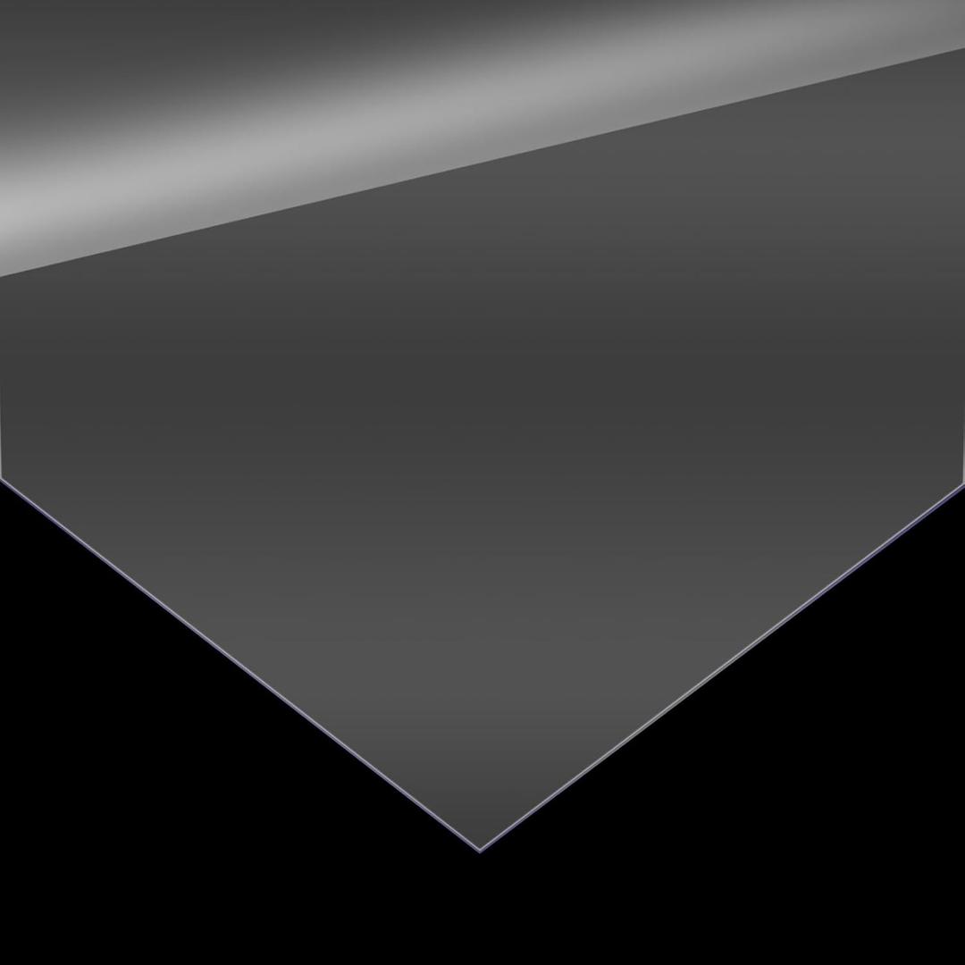 Polycarbonate Clear Plastic Sheet 1 Pcs 16" x 96" Flexible Plastic Sheet Panels with UV Coating on Both Sides for Crafts DIY Window Replacement Panes