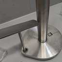 simplehuman Paper Towel Holder with Spray, All-in-One Countertop Paper Towel and Cleaner Dispenser, 6 oz Refillable Pump, One-Handed Tear, Weighted Base, Brushed Stainless Steel