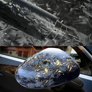 Forged Carbon Fiber Vinyl Wrap Self Adhesive Film, Matte Black Vinyl Wrap Bubble Free with Air Release Technology, Perfect for DIY Cars Motorcycle Protection (Black Forged Carbon, 1ft x 5ft)