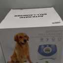 Automatic Dog Ball Launcher, Dog Ball Thrower with 15 Mini Tennis Balls Sizing 2 Inch and Mesh Bag, Interactive Dog Toys Tennis Ball Launcher for Small Dogs with 3 Distance Settings (Green)