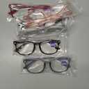 CCVOO 6 Pack Blue Light Blocking Reading Glasses, Anti Headache/Glare/Eye Strain Readers Computer Eyeglasses Women/Men (6 Pack Mix, 2.75)