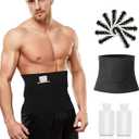 Urine Test Complete Kit - 3.3oz Translucent Empty Bottle, with Lining Pocket Belt,Temperature Strips, Urine Test Practice Kit at Home,Hospital (Large)