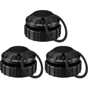 3 Pack Sprinkler Valve Cap and Cover Kit, Plastic Cap and Cover Assembly Kit Sprinkler Valve for 1" Anti Siphon Irrigation Valves