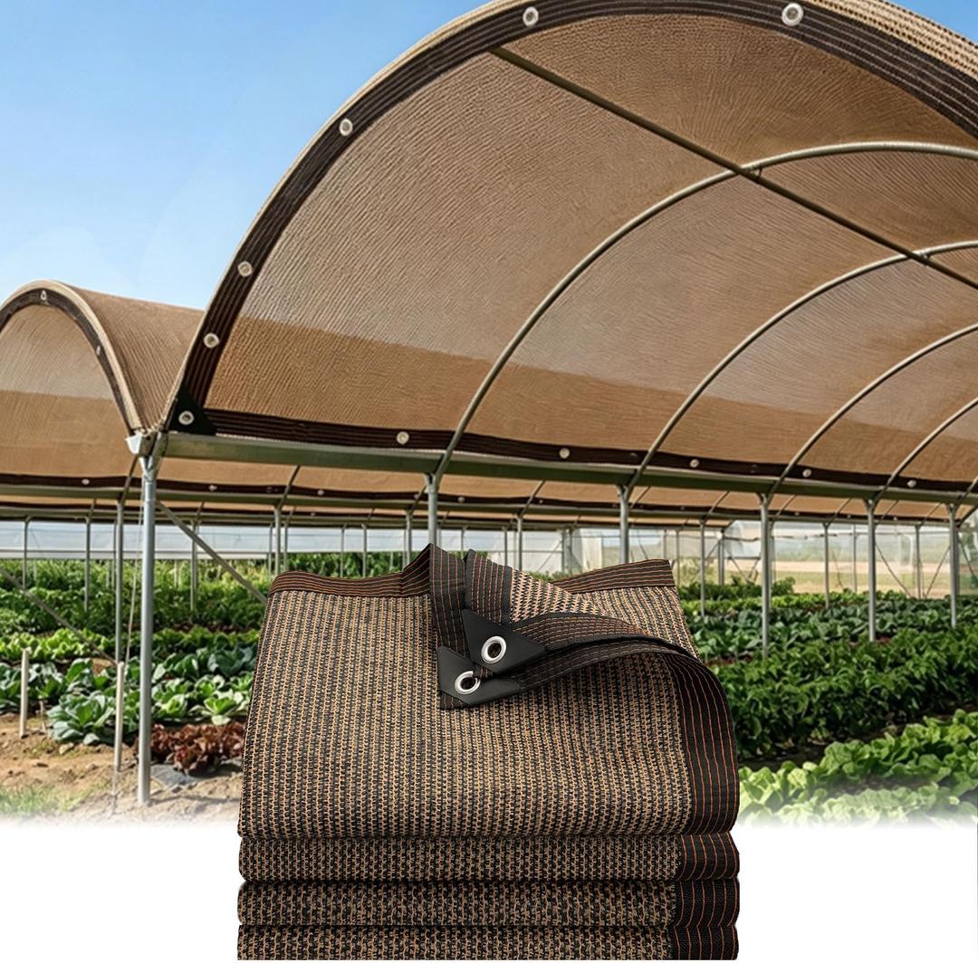 70% UV Shade Cloth 20x30ft-Breathable HDPE Mesh Sun Shade Tarp for Greenhouse,Patio,Vegetables,Plants Cover and Chicken Coops,Coffee Shade Net for Outdoor Garden